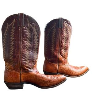 Men’s size 13 D two-toned leather Cowboy Boots